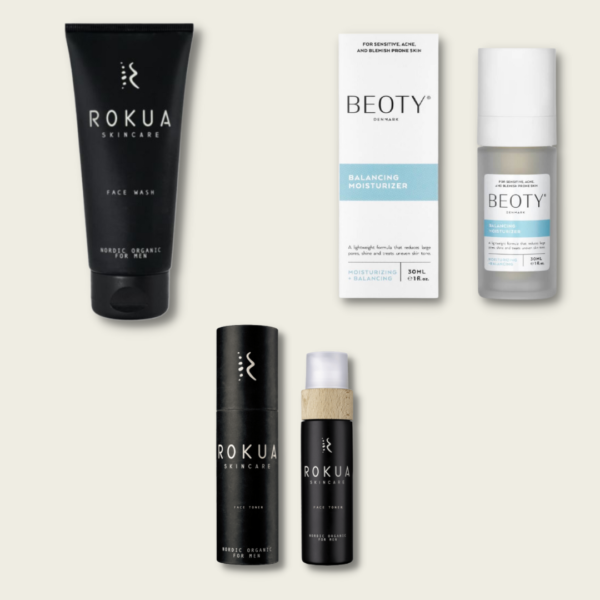 Rokua face wash - face toner og moisturizer