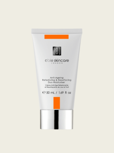 Able Skincare Anti-Ageing Retexturing and Resurfacing Duo moisturiser 50 ml.